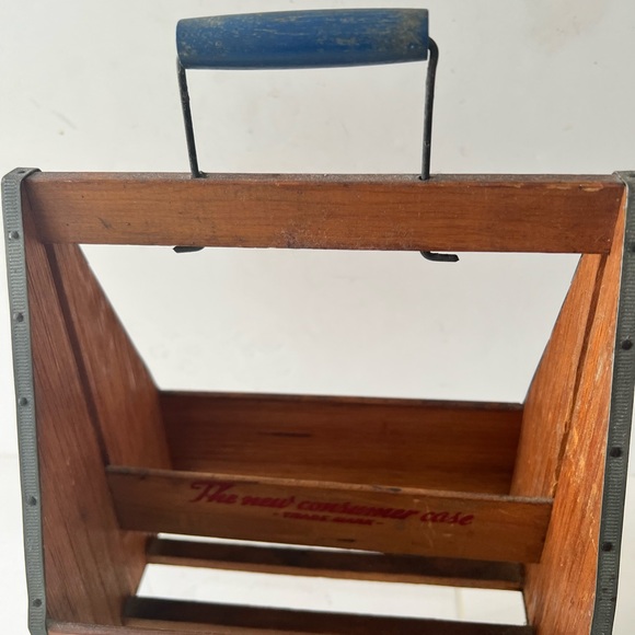 Vintage Paint Wood 1940’s Bigger Better Pepsi 6 bottle The New Consumer Case - Picture 4 of 10